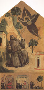 GIOTTO di Bondone Francis Receiving the Stigmata (mk05)